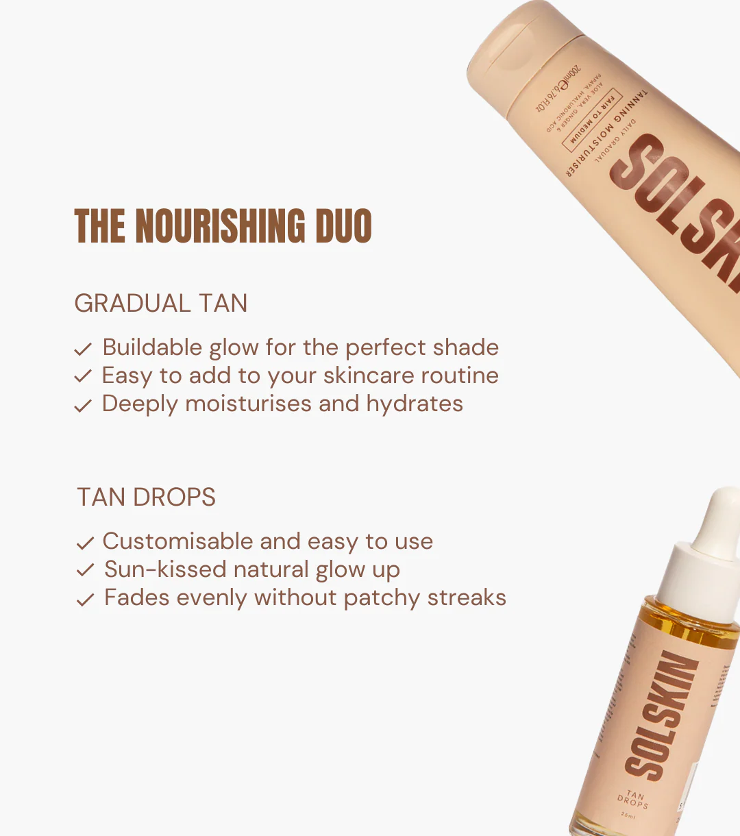 Gradual Tanning Moisturiser & Tan Drops - Image 3