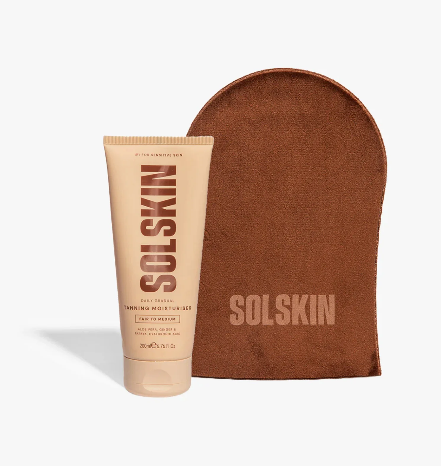 Gradual Tanning Moisturiser & Tanning Mitt