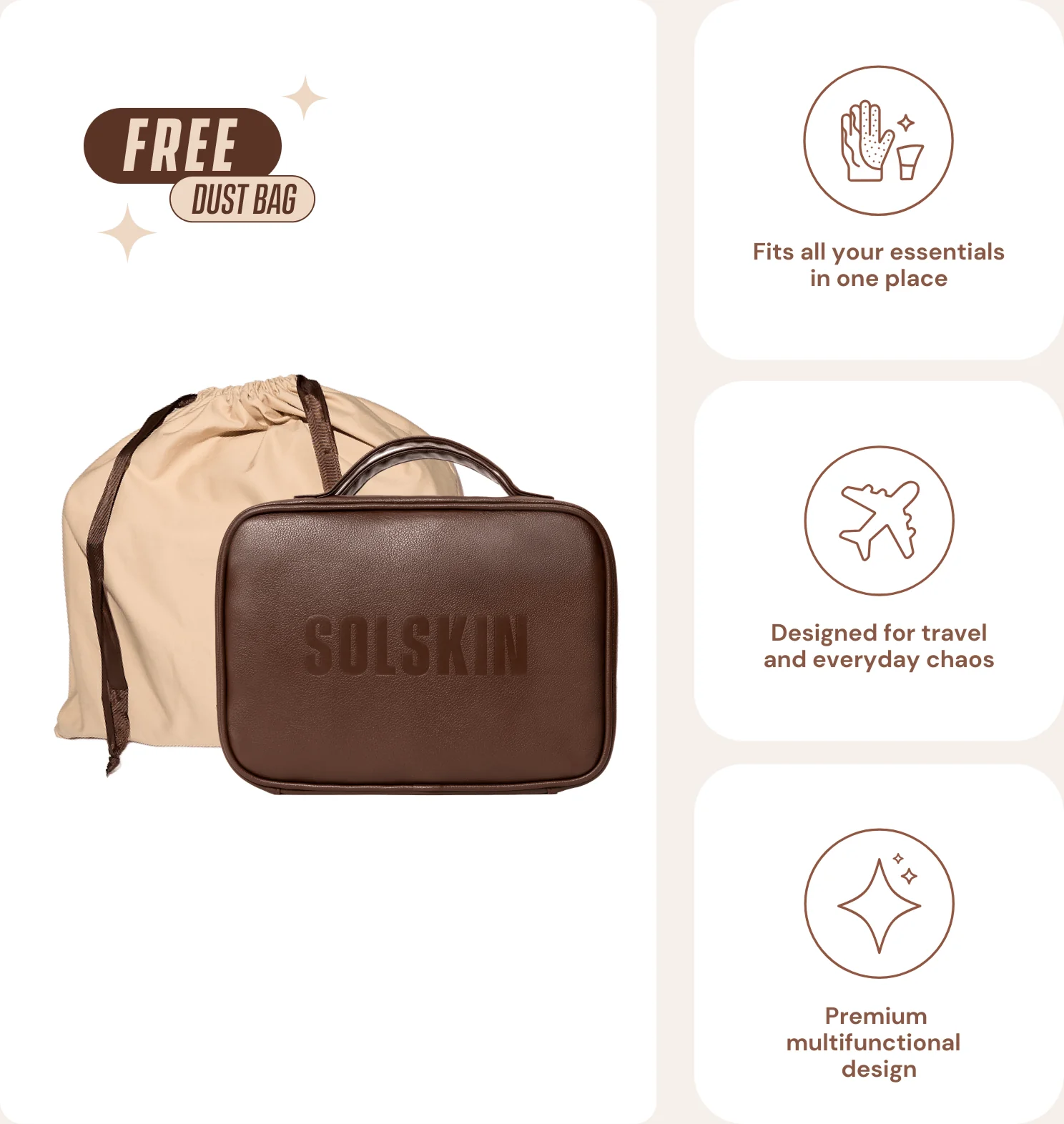 Tan Bag + Free Dust Bag - Image 4