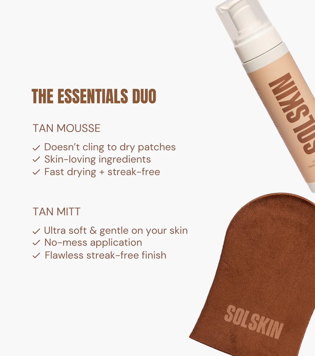 Tan Mousse & Mitt - Image 3